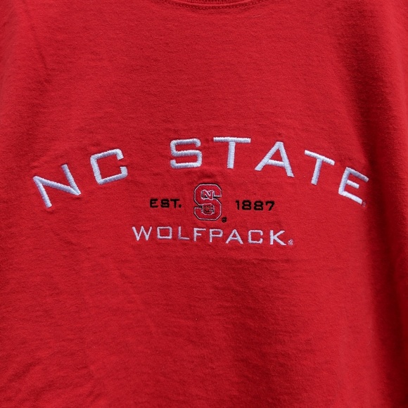NC State All Embroidered Wolfpack Tee - Picture 3 of 6